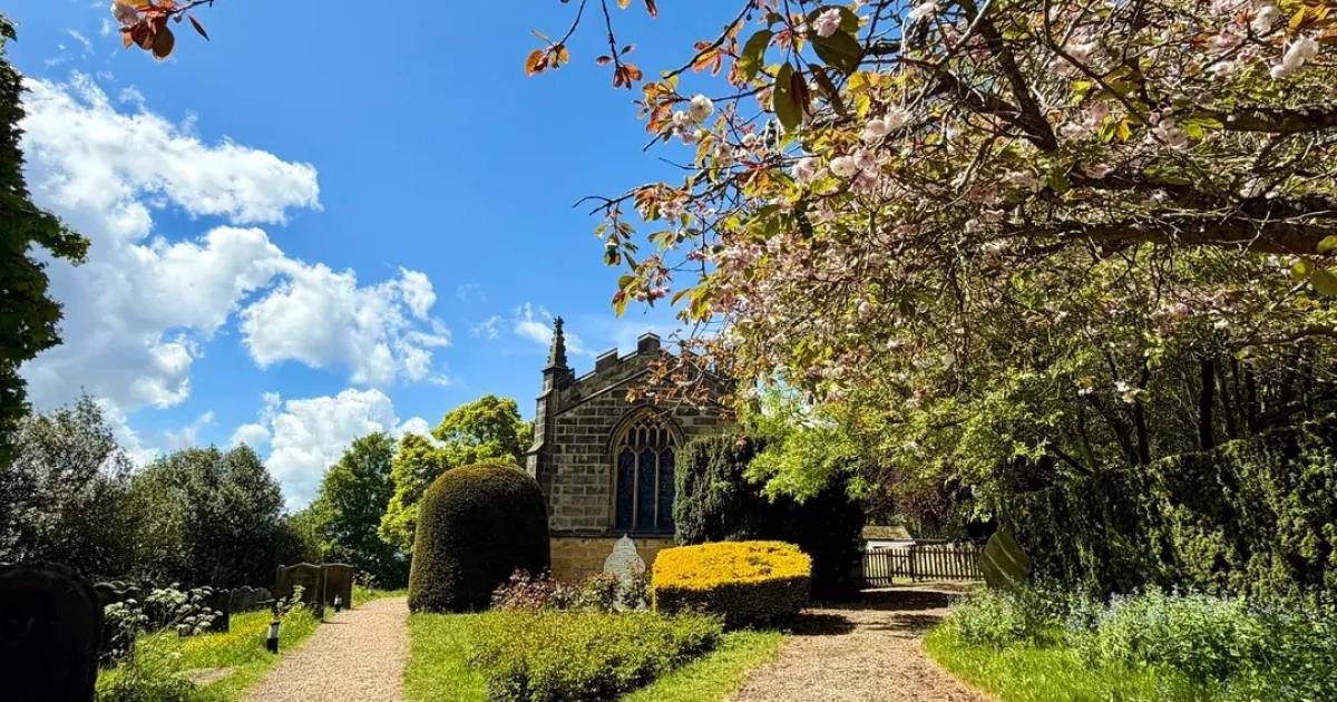 The posh village in the 'golden triangle' with stunning views and an unusual name