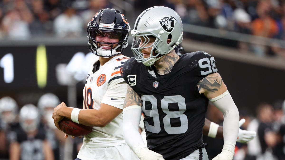 Maxx Crosby has high praise for Bears QB Caleb Williams