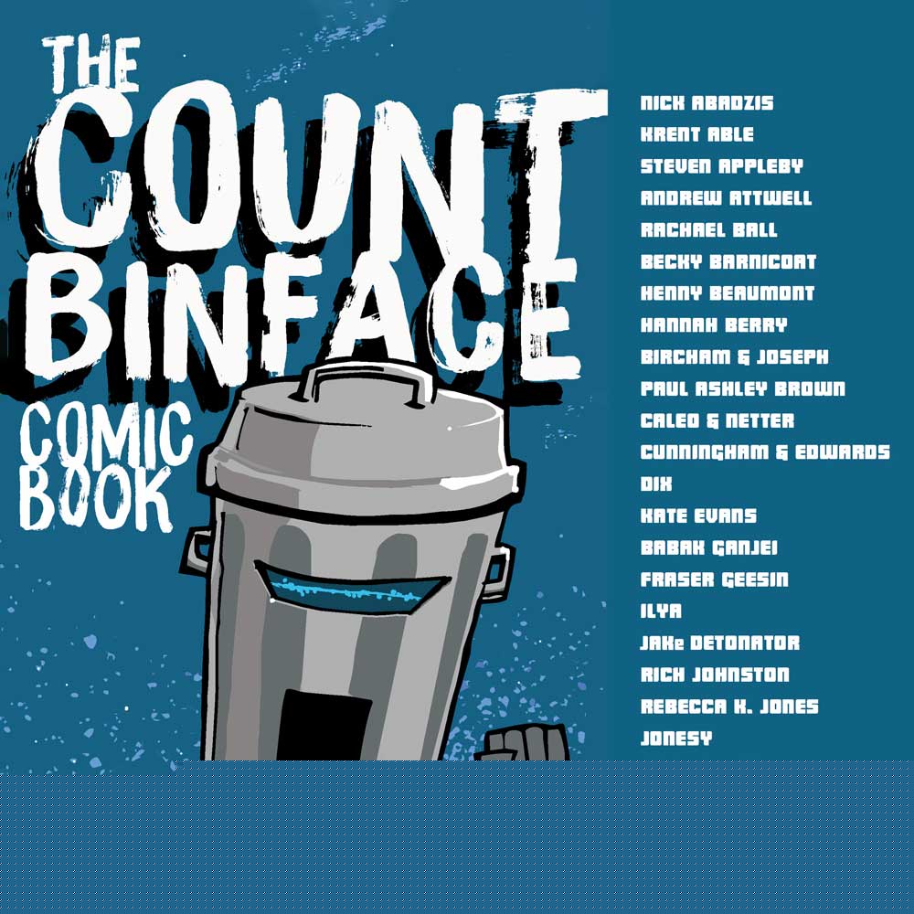 Count Binface flies to SelfMadeHero!