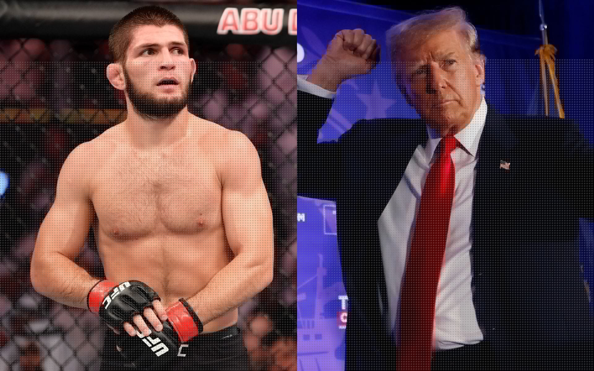 "Why do you like him so much?" - Khabib Nurmagomedov's former manager names Donald Trump's two favorite fighters