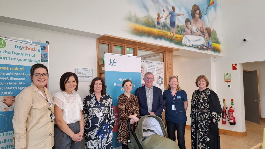 Mural celebrating breastfeeding unveiled in local Primary Care Centre