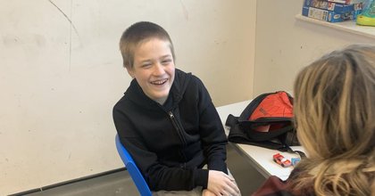 Autistic non-verbal teen, 15,  learns to communicate thanks to help of school