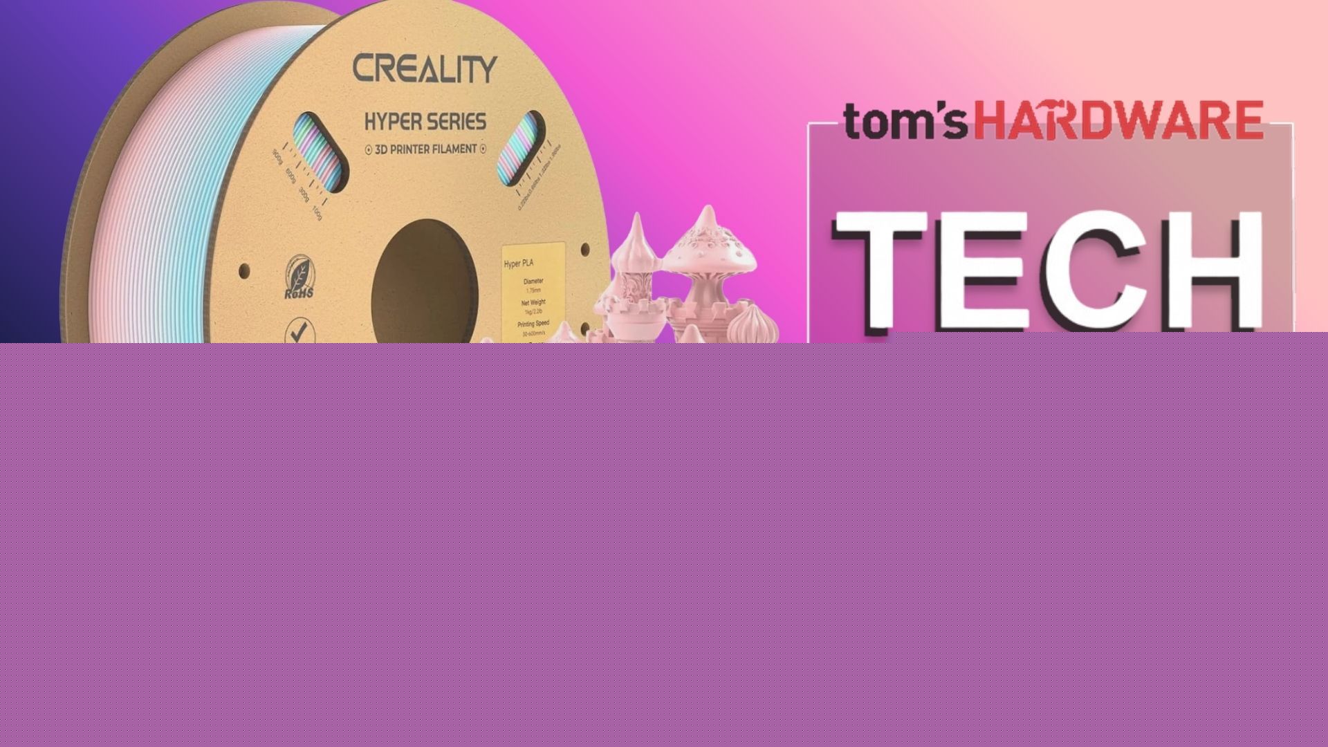 Get $180 of 3D printing filament for just $86 in this eBay blowout — save 52% on 10 reels of Creality's Hyper PLA, just $8.63 a spool