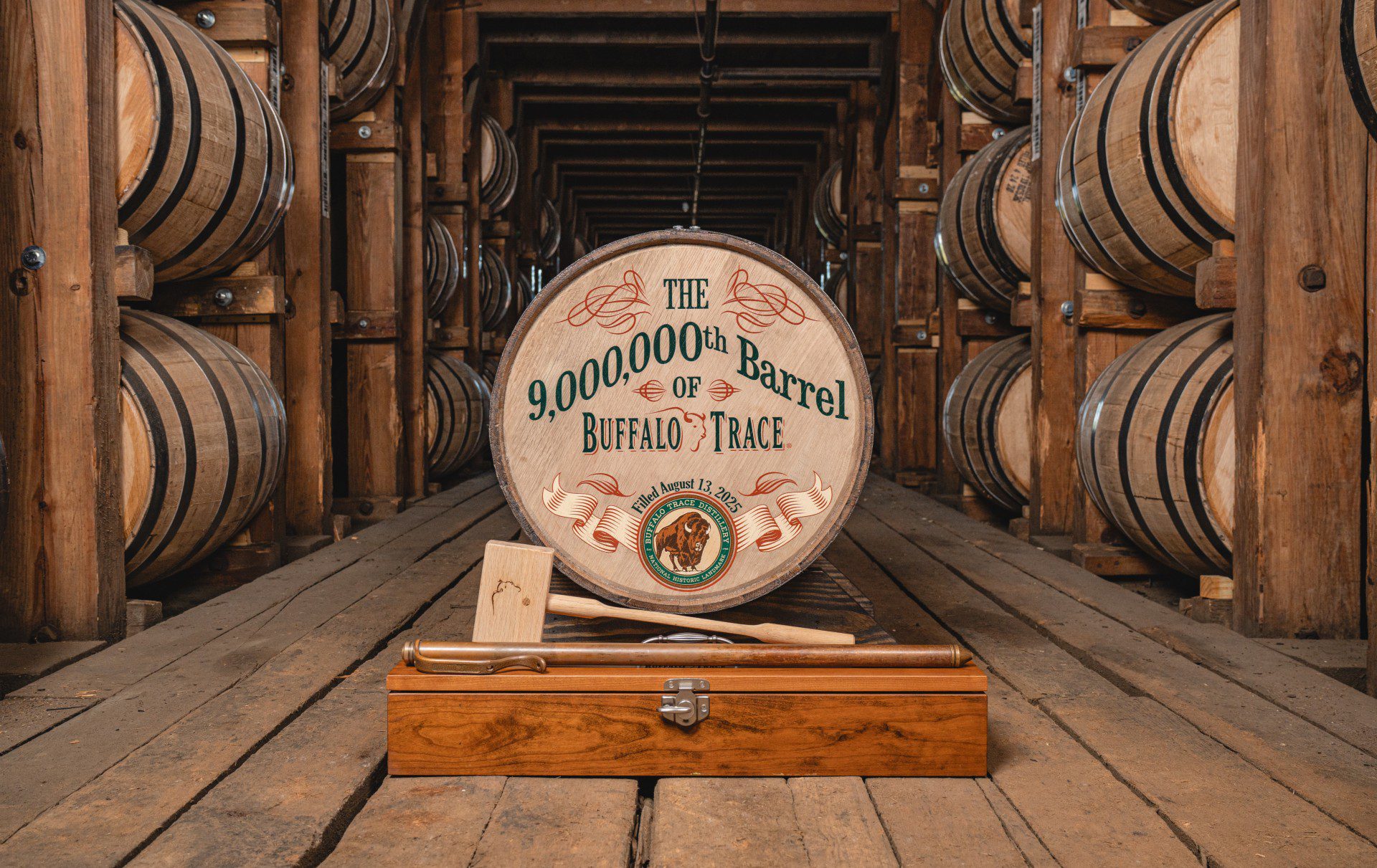 Buffalo Trace fills nine-millionth barrel