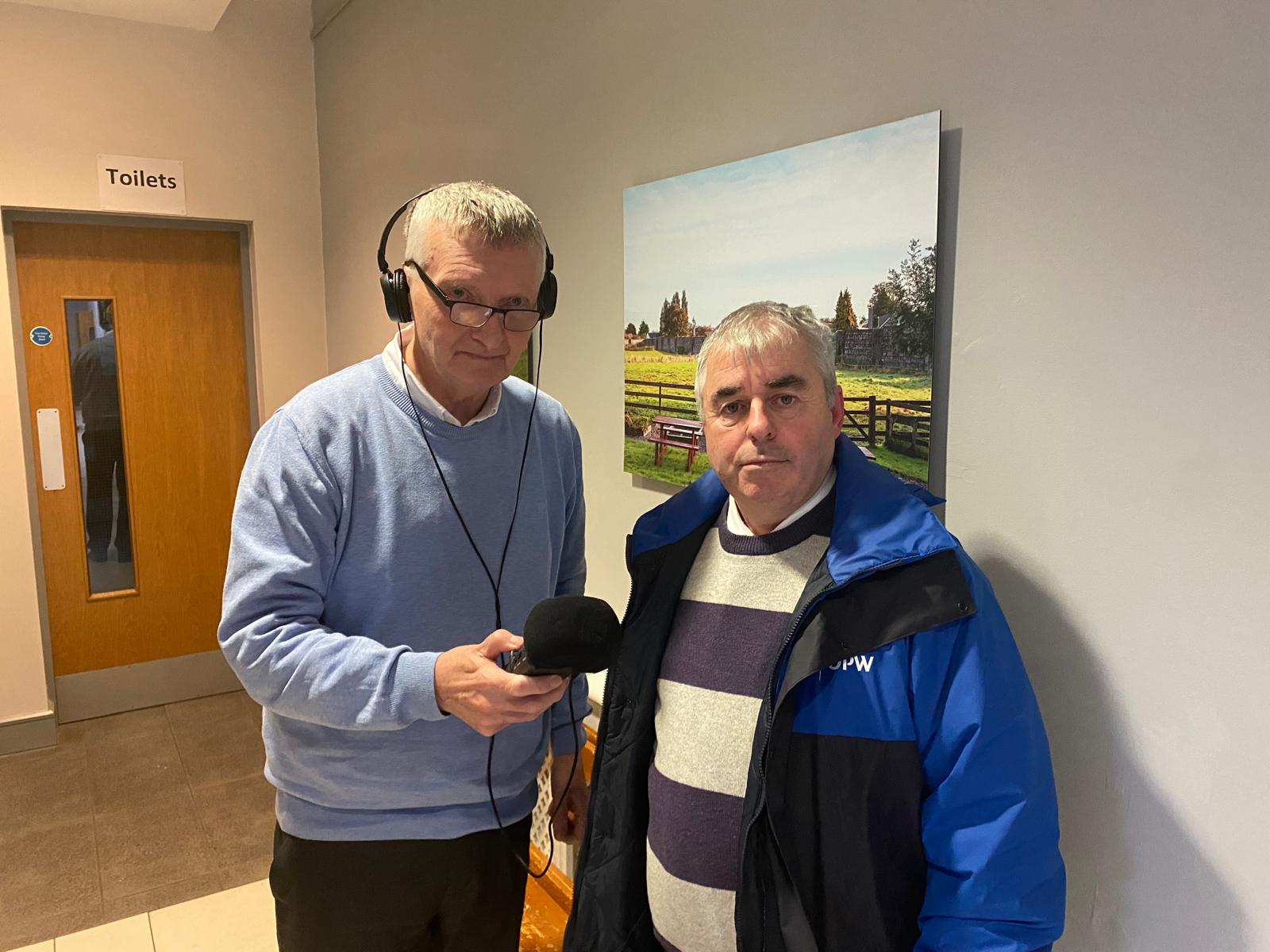 Minister of State at the Department of Public Expenditure and Reform Kevin Boxer Moran visits Enniscorthy