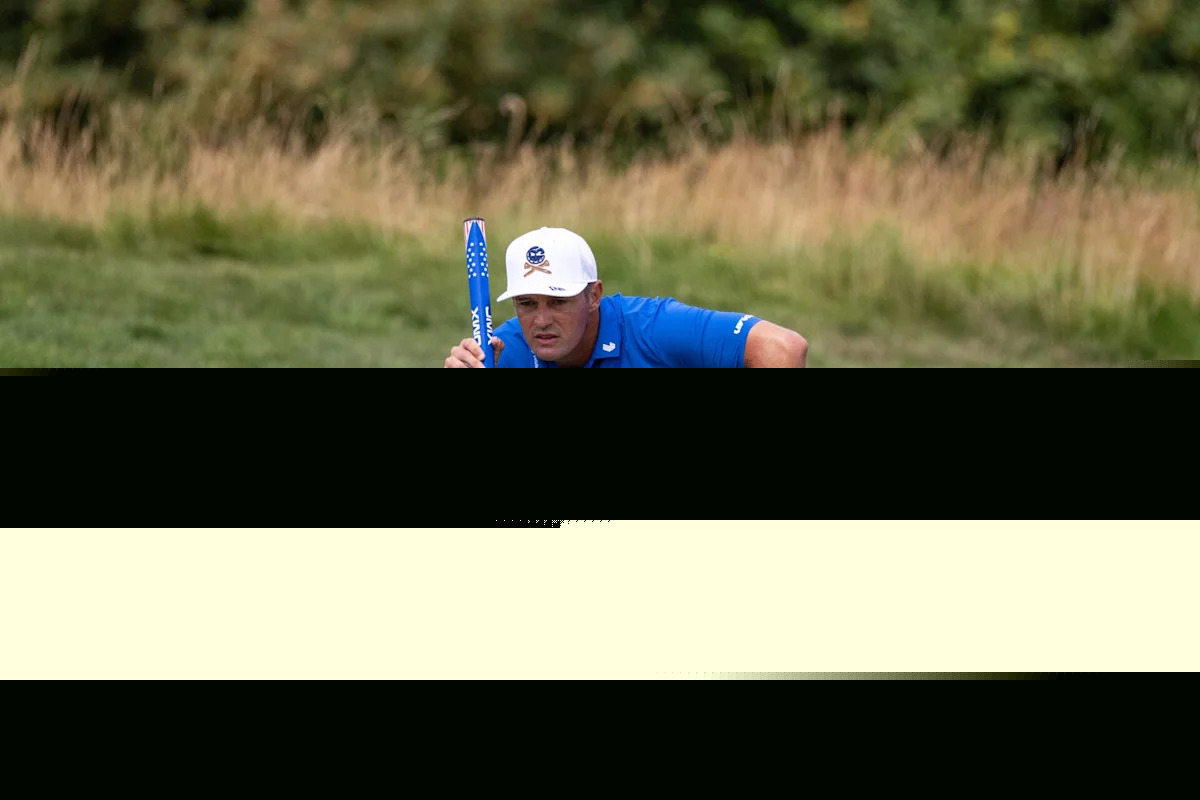 Bryson DeChambeau speaks for the first time since fiasco at The Open after shooting 64 at LIV Golf UK