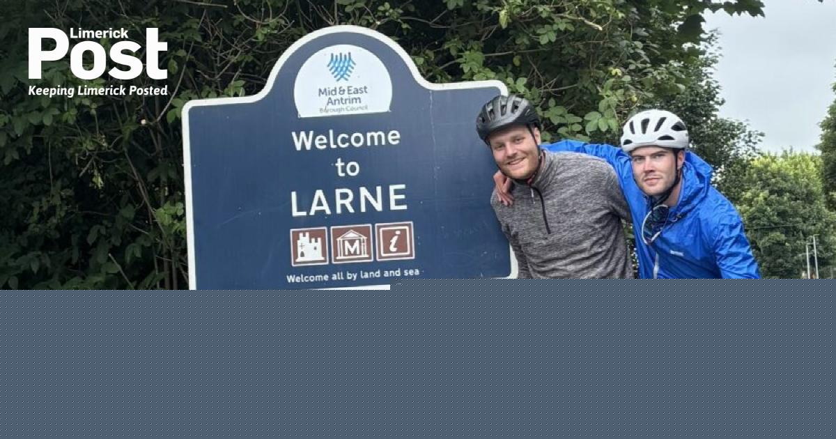 Limerick cousins cycle almost 700km for charity