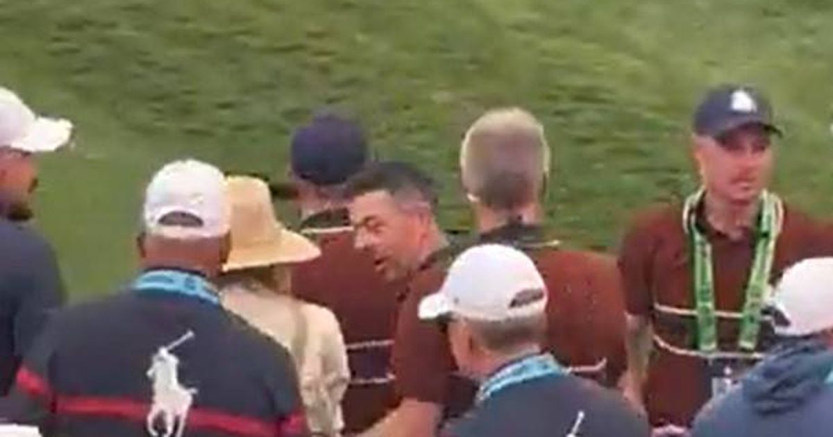 Rory McIlroy's wife 'hit by drink' as Ryder Cup hero forced to intervene