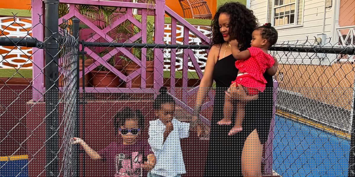 Rihanna Shares a Rare, Candid Video of Her Three Kids in Barbados