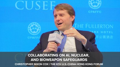 Collaborating on AI, Nuclear, and Bioweapon Safeguards | Christopher Nixon Cox | Part 4