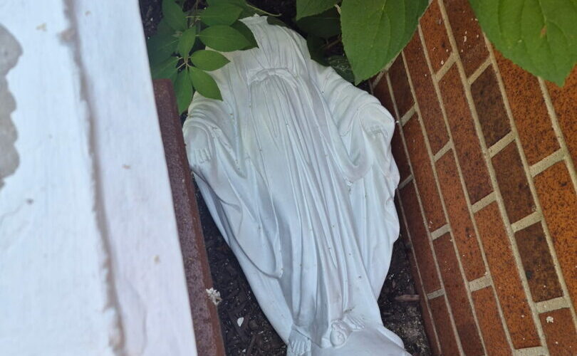 Our Lady statue destroyed in latest attack on New York Catholic church