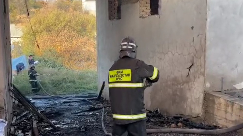 Mother and five children die in house fire in Osh city; electrical heater suspected
