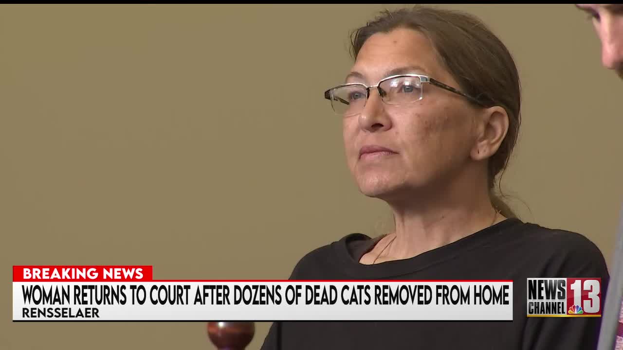 Rensselaer woman accused of having dead cats in freezer back in court