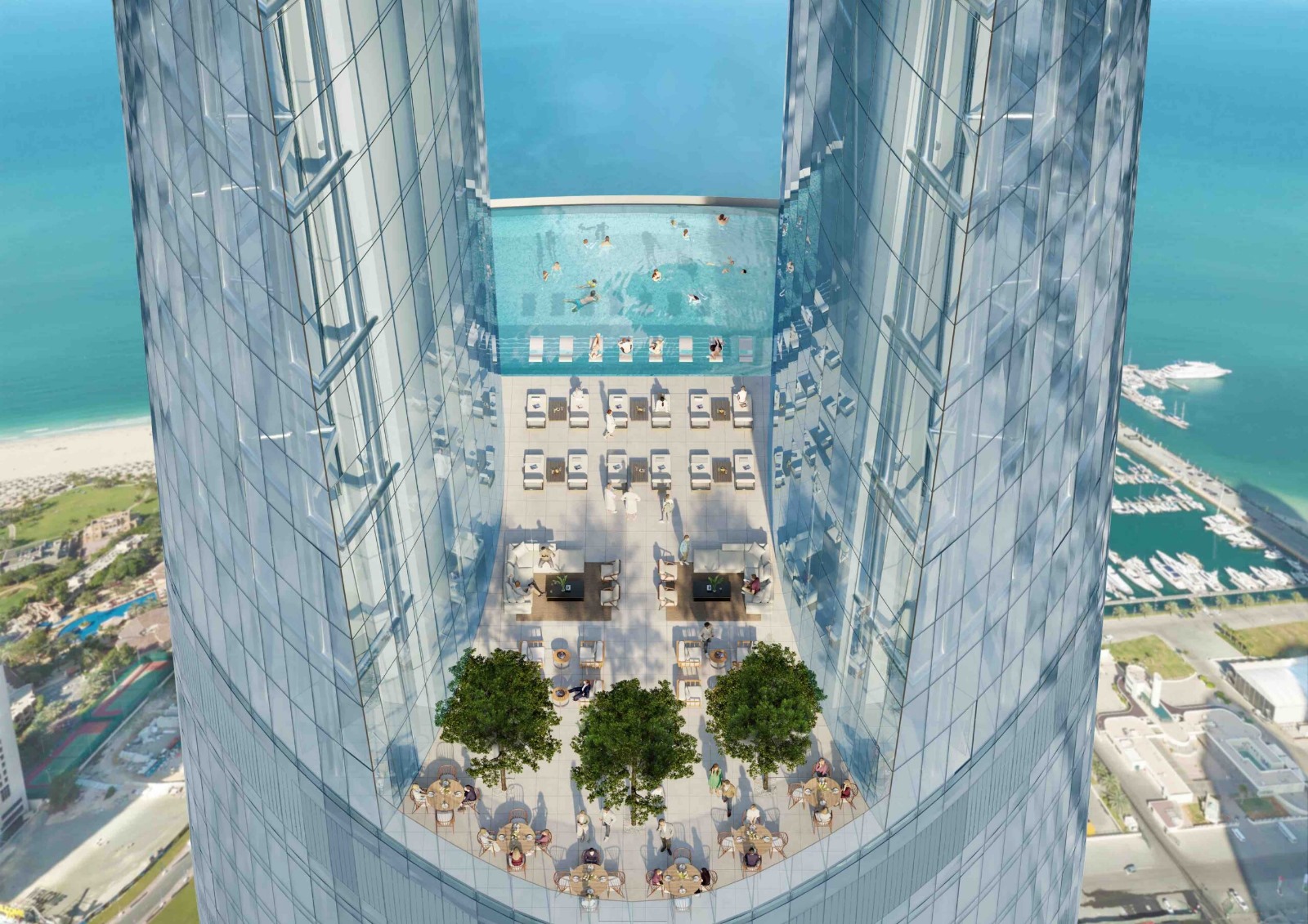 Ciel, cel mai înalt hotel din lume, s-a deschis în Dubai