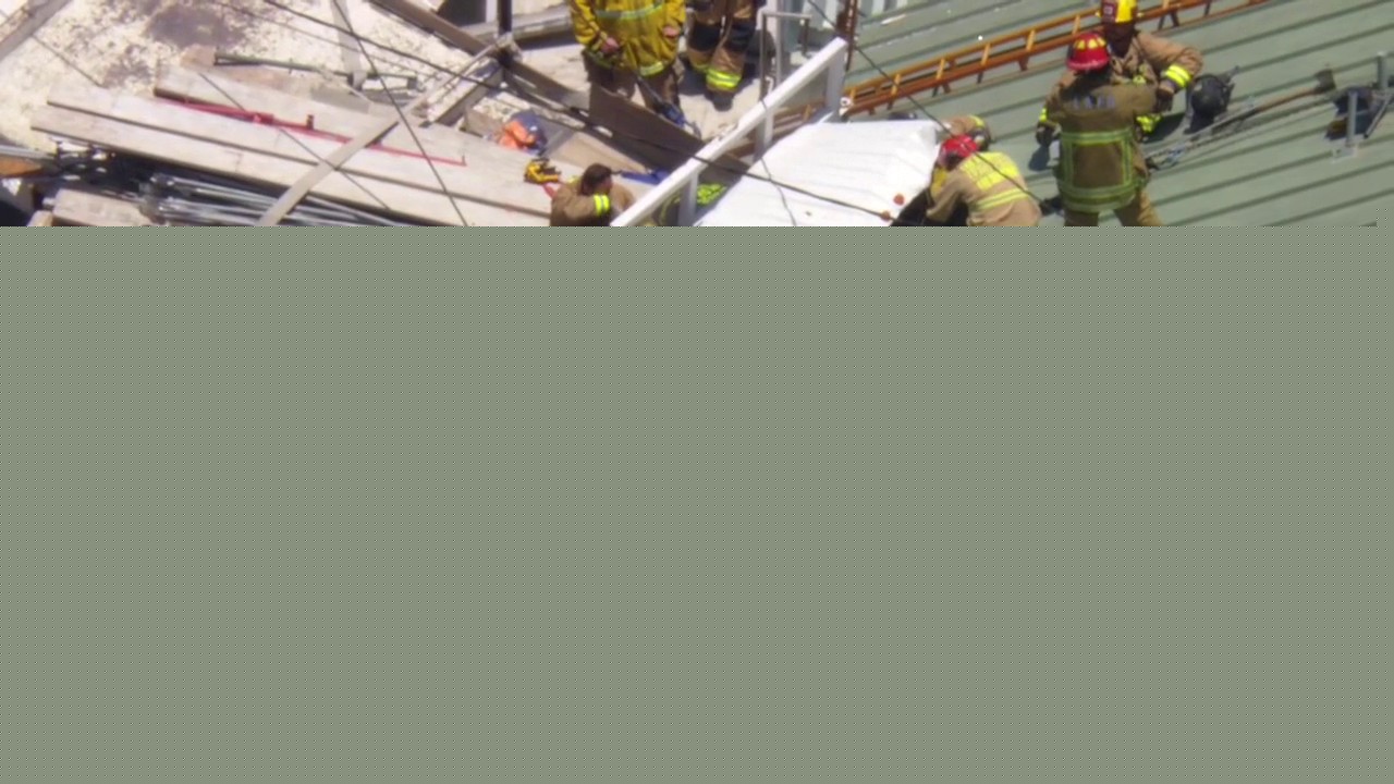 Rescue underway of trapped truck driver in Pacific Palisades