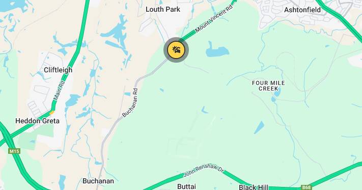 Crash closes Buchanan Road in both directions | live updates