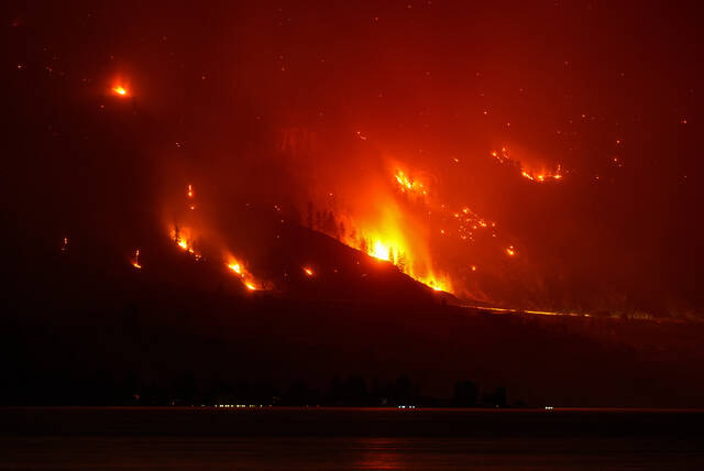 Wildfires burn across western U.S. and Canada as residents are evacuated