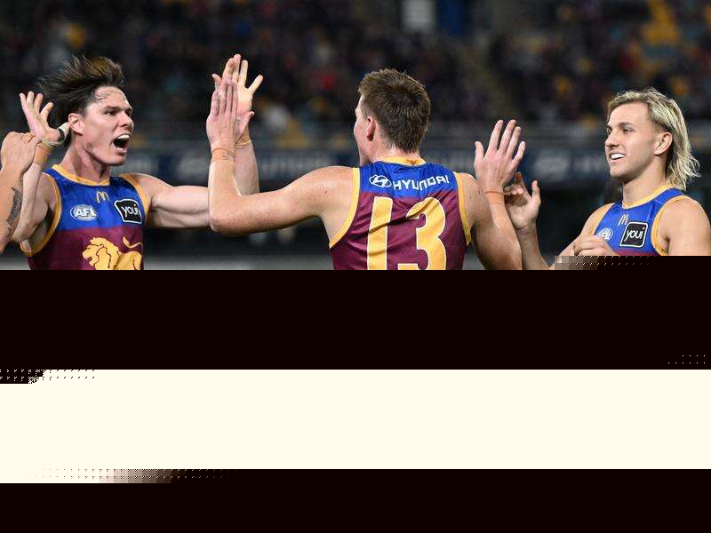 Triple tall threat pleases Brisbane Lions coach