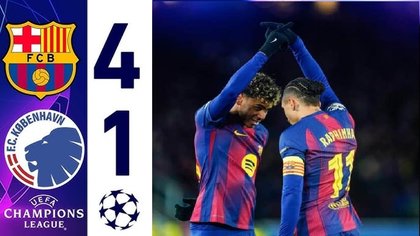 Barcelona Beat Copenhagen 4-1, Book Champions League Round of 16