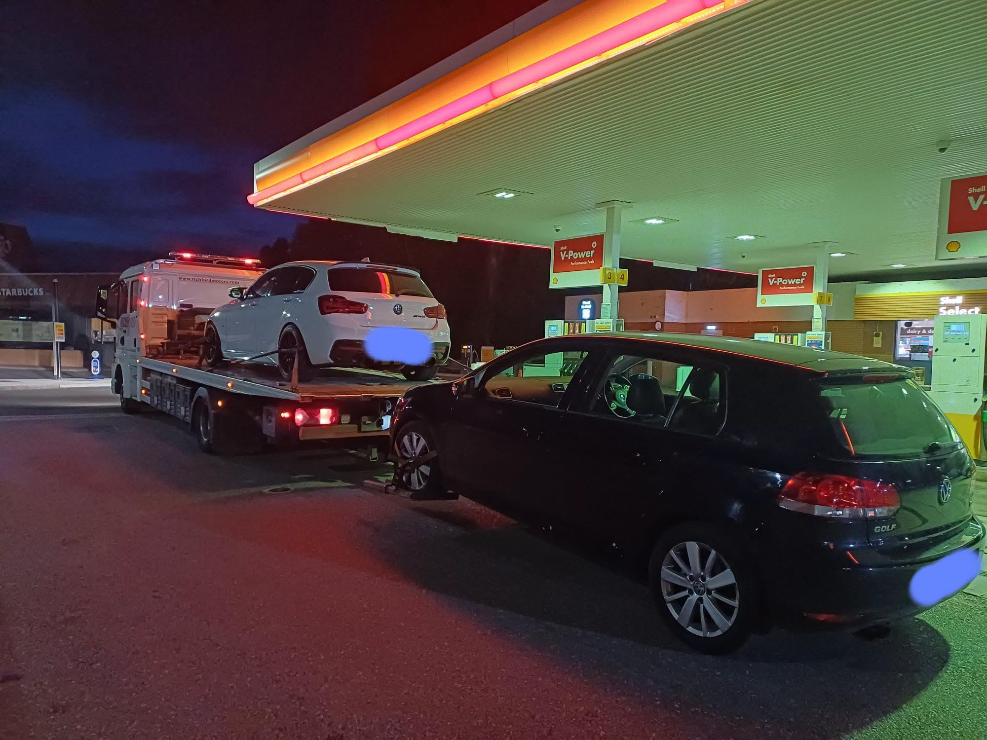 Two vehicles seized after reports of anti-social driving on A57 near Worksop