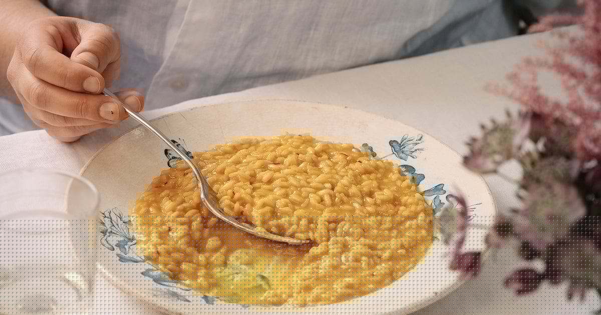 Dara Klein’s saffron risotto recipe