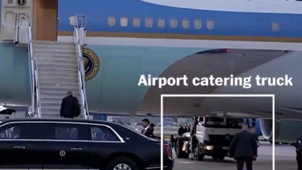Trump allegedly fled the threat of an attack by hiding in a catering van
