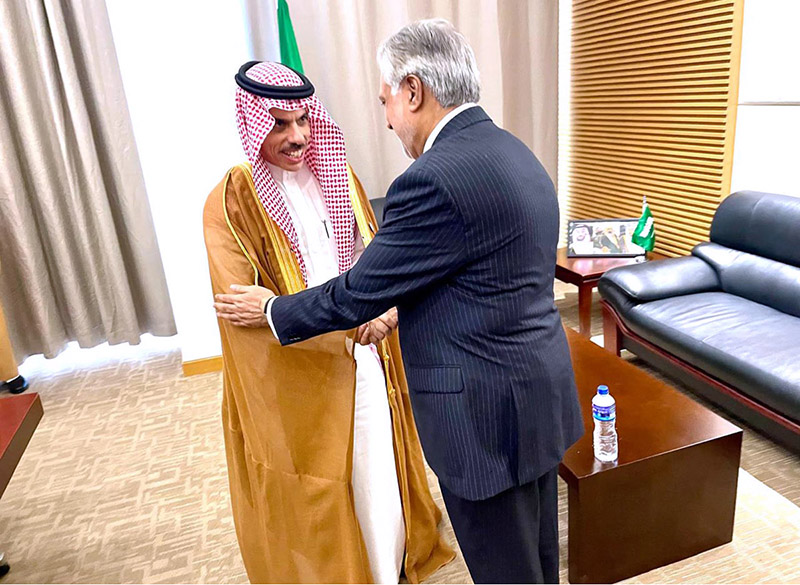 Pak, Saudi FMs discuss Gaza situation, regional developments