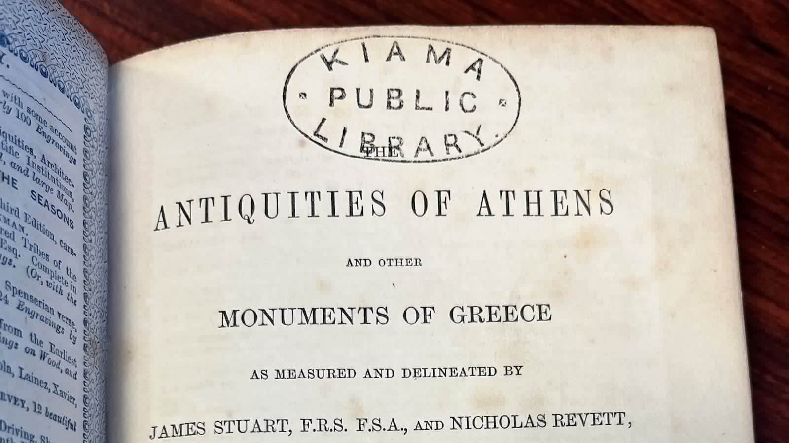 A 150-year-overdue book resurfaces in a library, found bricked in a fireplace