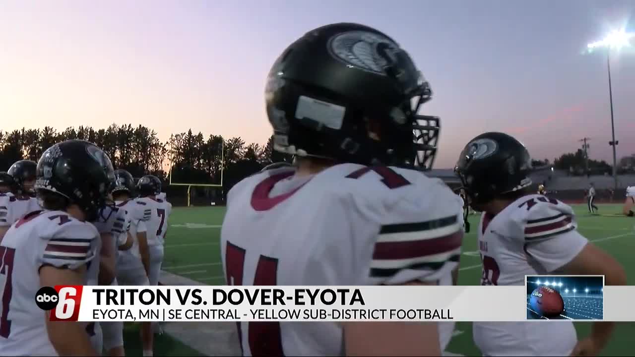 Triton Football strikes down Dover-Eyota, 28-20