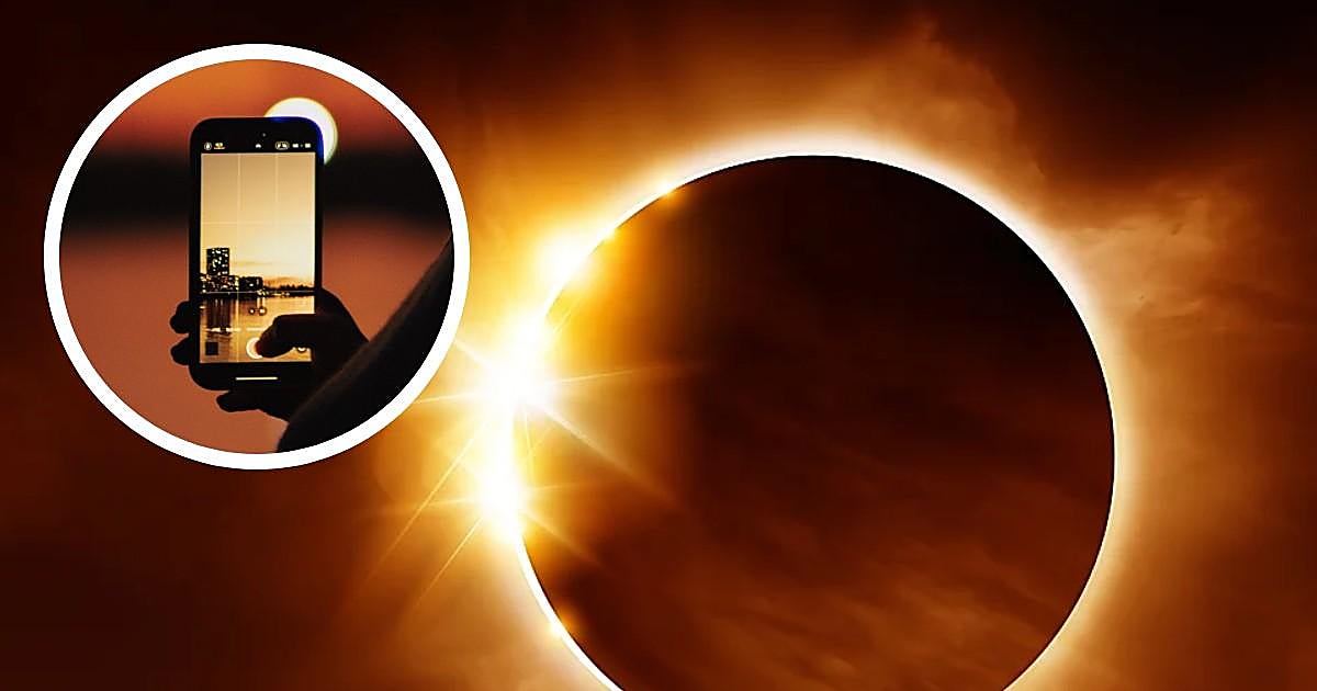 Cómo fotografiar y grabar el eclipse total de Sol con el móvil sin estropear el sensor de la cámara
