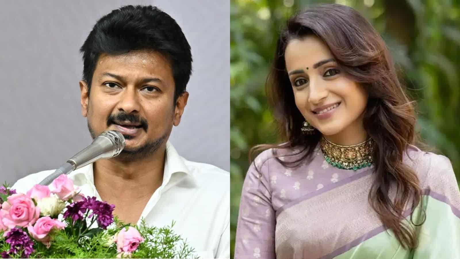 Udhayanidhi’s ‘double-meaning’ remark on Trisha sparks row