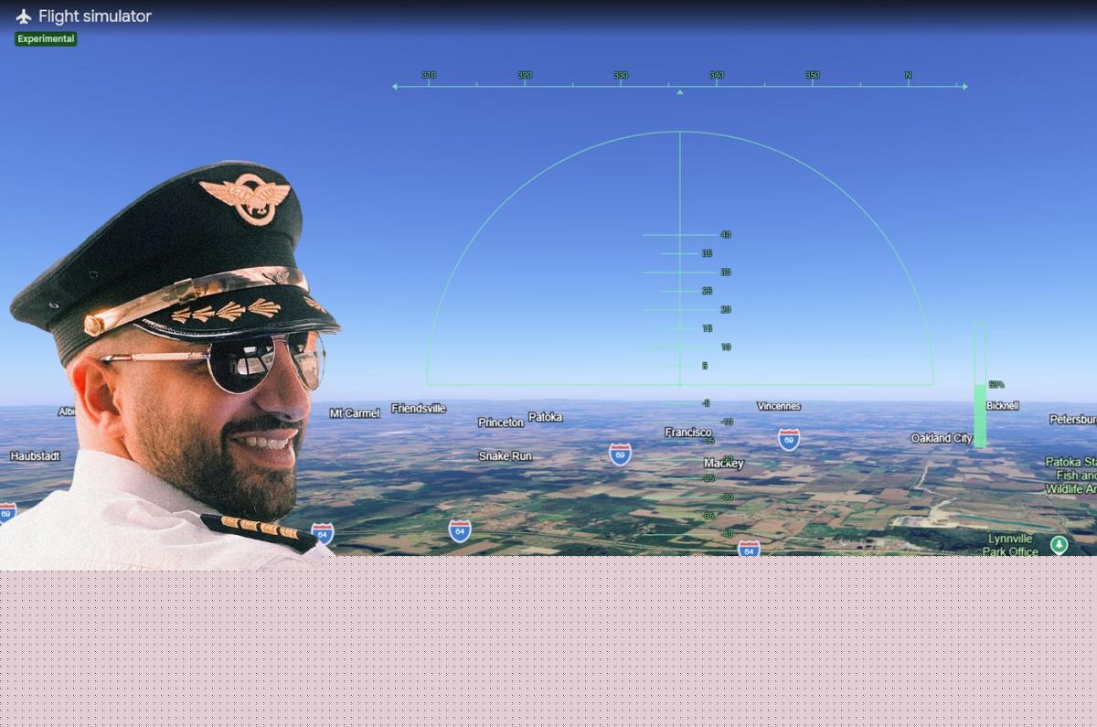Fly Over Indiana & Kentucky With Google Earth’s New Experimental Flight Simulator