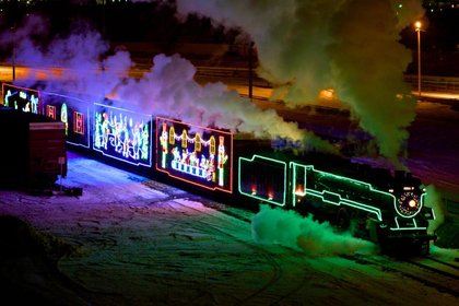 Holiday Train Rolls Into Maine With Lights And Music
