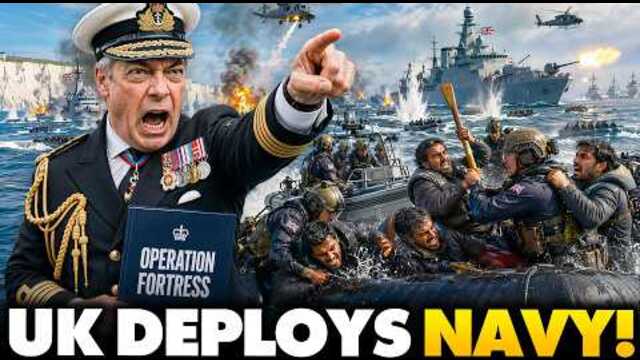U.K. Leader Announces Full Militarization of English Channel By Royal Navy to END Mus