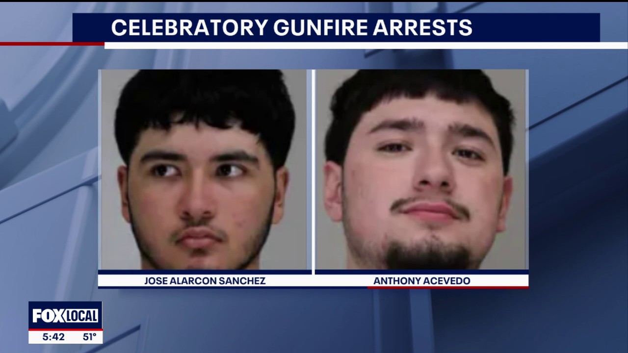 Suspects arrested in NYE celebratory gunfire incident