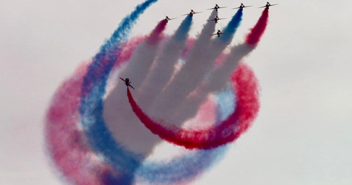 In pictures: Airshow wows the crowds despite inclement weather