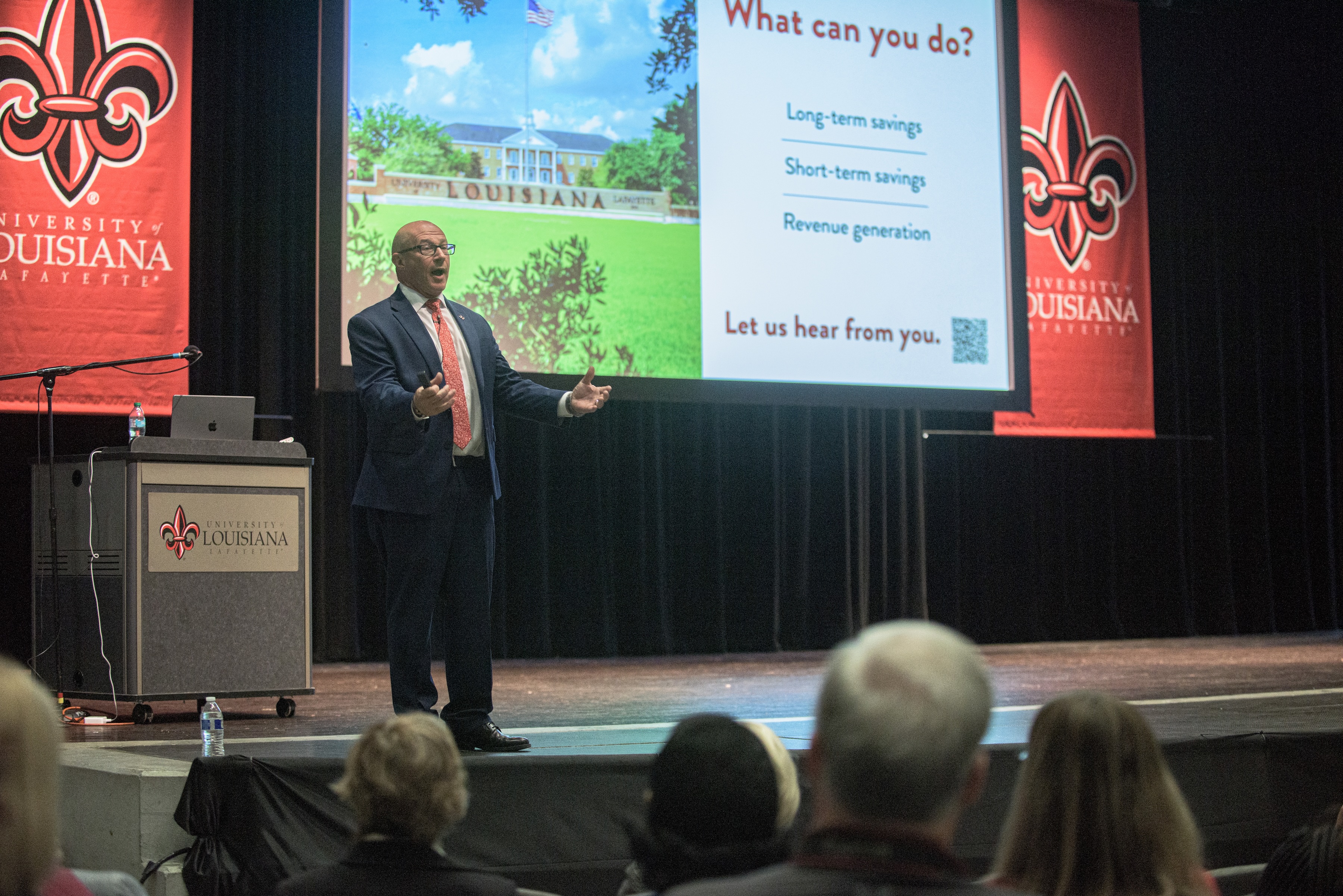 UL president asks faculty for trust, action as cuts begin