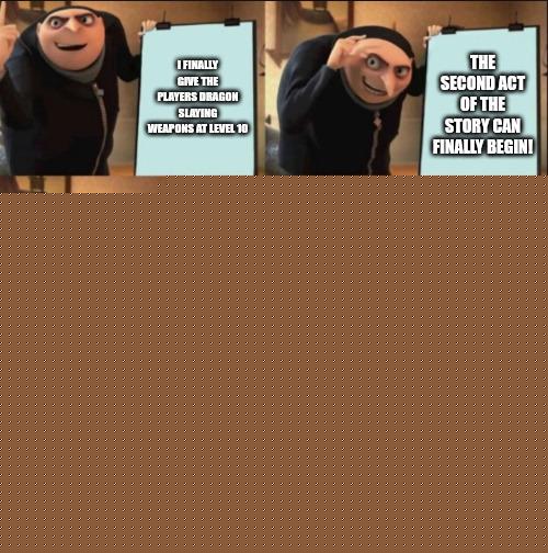 Dungeons and Dragons - They'll hit the level they need to survive, while conquering the strongest monsters they can face | /r/dndmemes