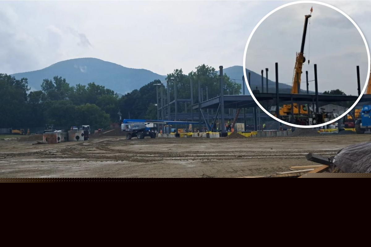 Steele Structure Coming Into Place For New North Adams School