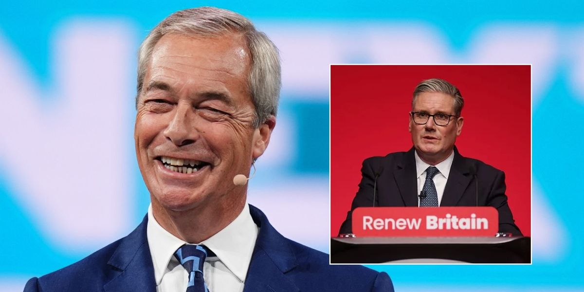Reform storm to 10-point lead over Labour in staggering new poll as Keir Starmer's Conference speech backfires
