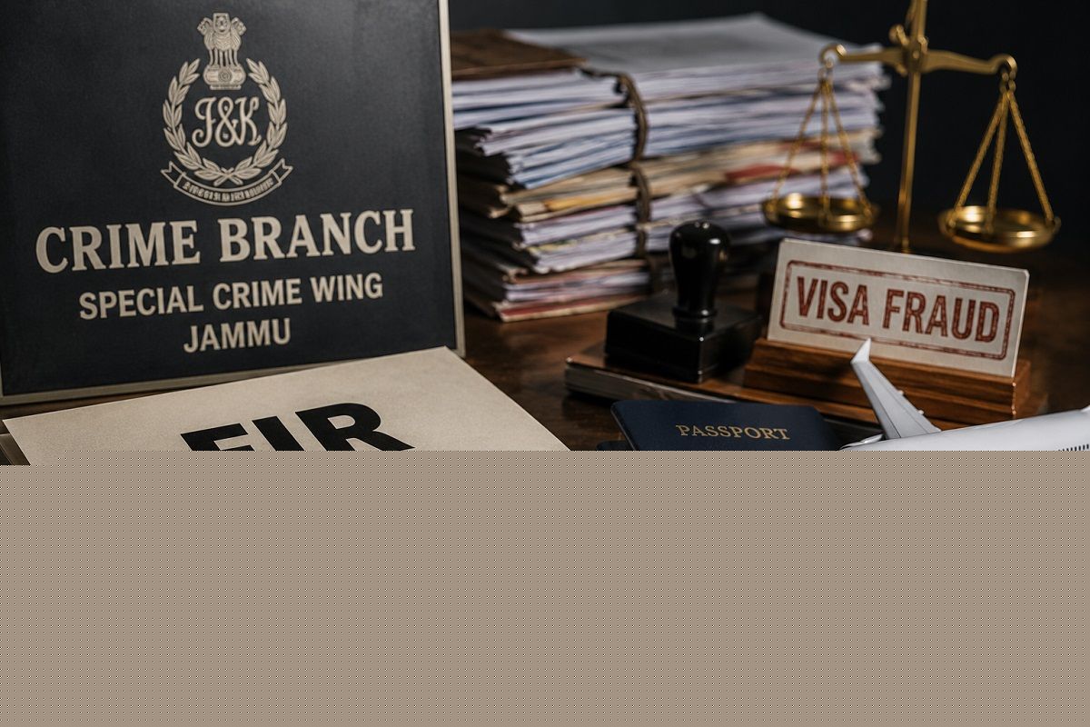 Crime Branch Jammu Files FIR in Visa, Job Fraud