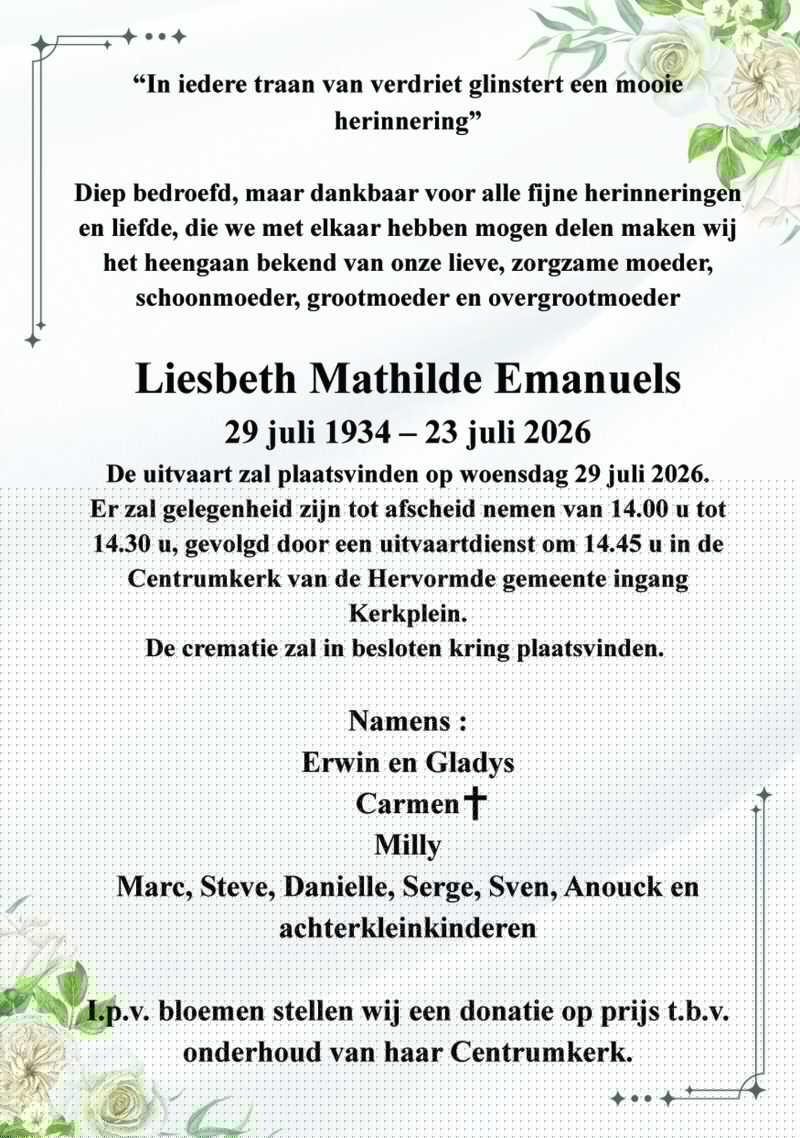 Liesbeth Mathilde Emanuels