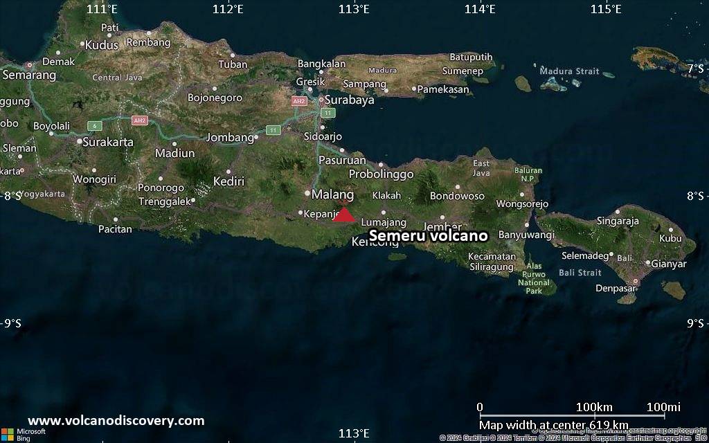 Semeru Volcano Volcanic Ash Advisory: ERUPTION LAST REPORTED AT 30/0435Z EST VA DTG: 30/0640Z