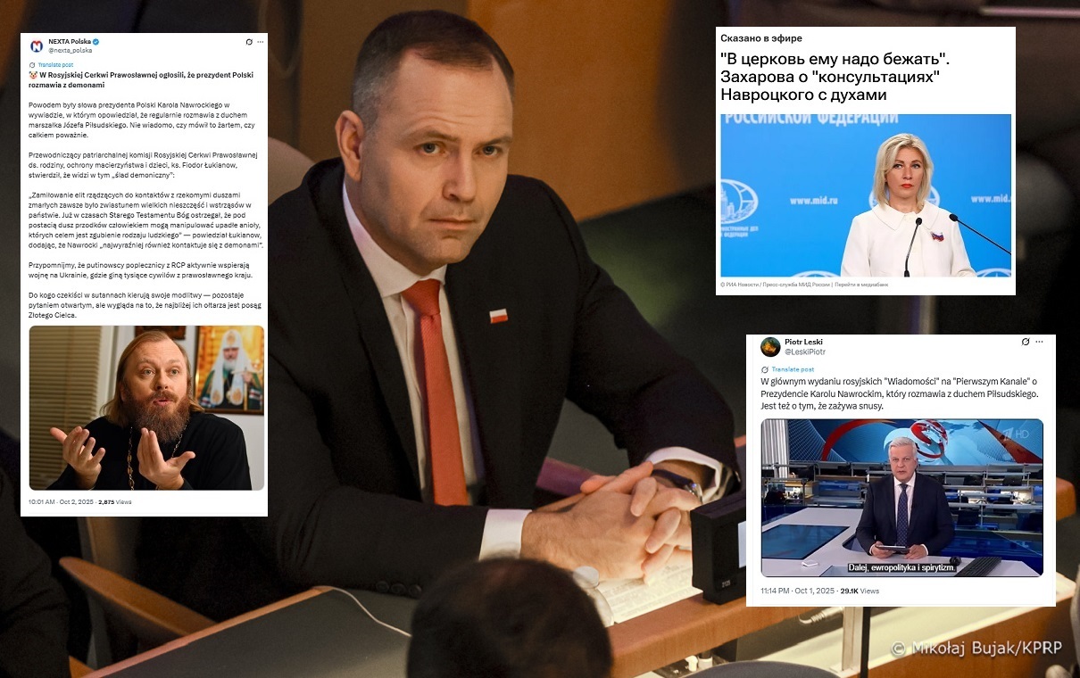 Prezydent Nawrocki,snus i... demony.Ruska propaganda atakuje