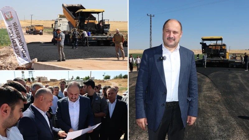 Başkan Gülpınar Hilvan'daki 240 milyonluk yatırımı yerinde inceledi: Yolun medeniyet olduğuna inanıyoruz