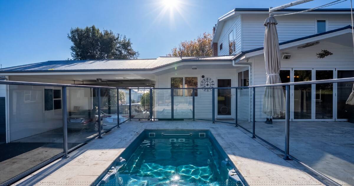 Sweeping views and your own swimming pool crown ultimate Ulverstone escape