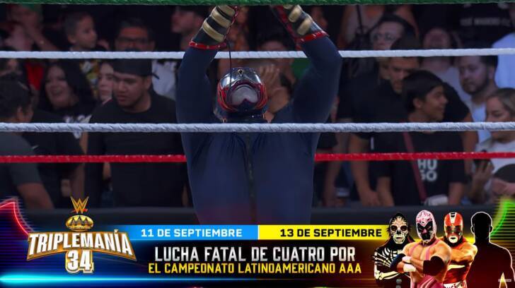 El Fiscal Secures Berth in AAA Latin American Championship Fatal Four-Way Match at Triplemania 34