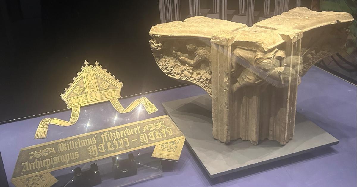 Medieval shrine returns to York Minster's crypt after nearly 500 years