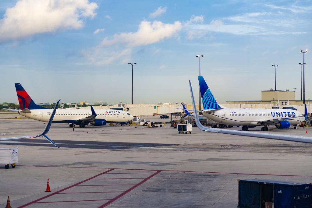 Delta's and United's leading market positions in the US show no signs of waning