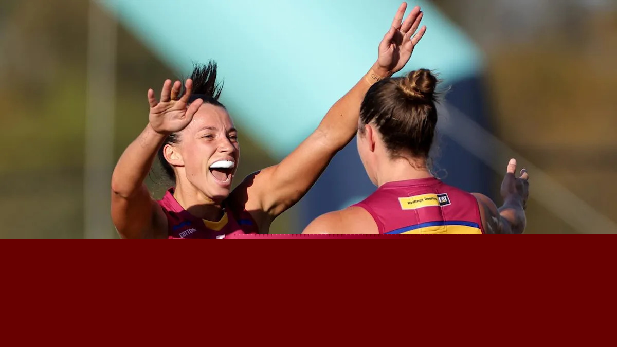 Lions romp to AFLW derby win in coach's 100th game